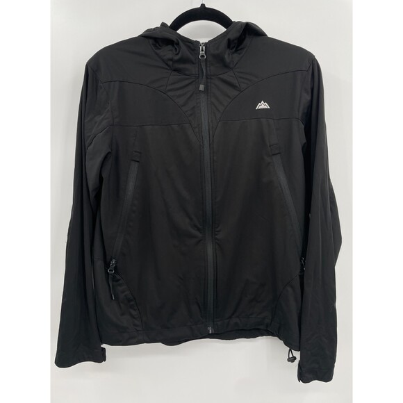SNOZU Black Full Zip Performance Athletic Jacket Size M - Picture 1 of 6